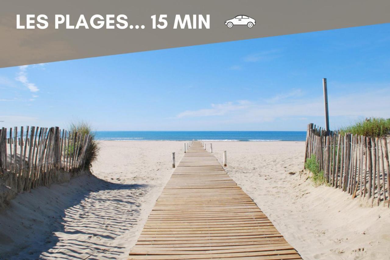 Nouveau - Jungle Montpeul - Clim - Wifi Fibre - Netflix - 5' Du Centre Et Gare - Parking - Loggia - 15' Des Plages Μονπελιέ Εξωτερικό φωτογραφία