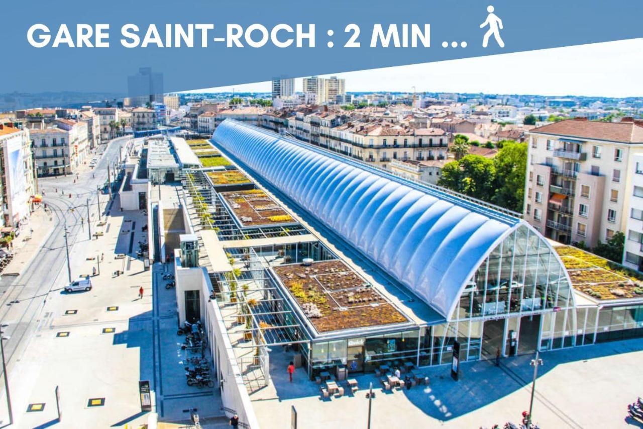 Nouveau - Jungle Montpeul - Clim - Wifi Fibre - Netflix - 5' Du Centre Et Gare - Parking - Loggia - 15' Des Plages Μονπελιέ Εξωτερικό φωτογραφία