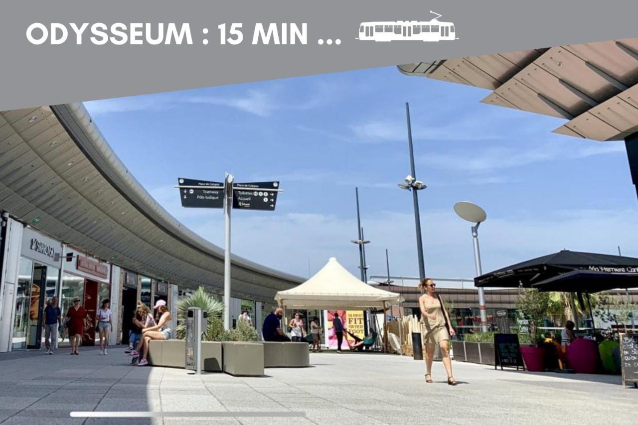 Nouveau - Jungle Montpeul - Clim - Wifi Fibre - Netflix - 5' Du Centre Et Gare - Parking - Loggia - 15' Des Plages Μονπελιέ Εξωτερικό φωτογραφία